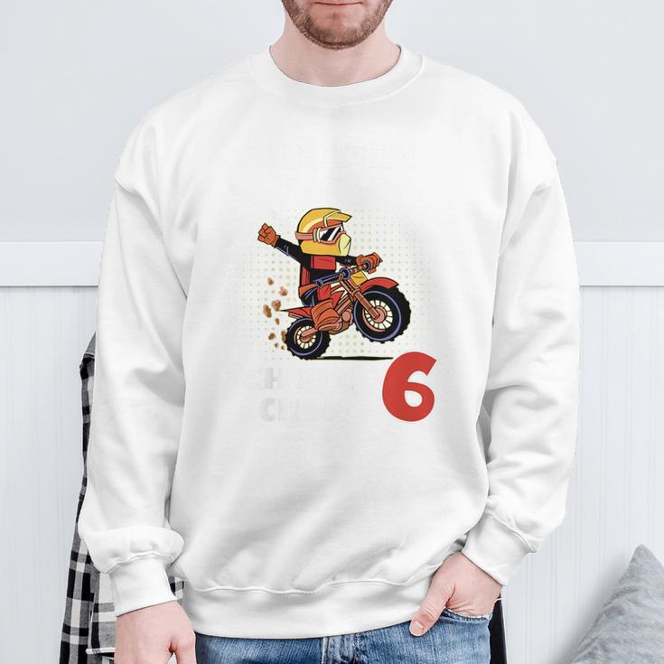 Children's 6Th Birthday Aus Dem Weg Ich Bin Schon 6 Years Motorcycle Sweatshirt Geschenke für alte Männer