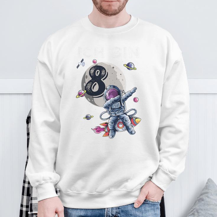 Children's Astronaut 8Th Birthday Boys 8 Years Space Astronomy Sweatshirt Geschenke für alte Männer