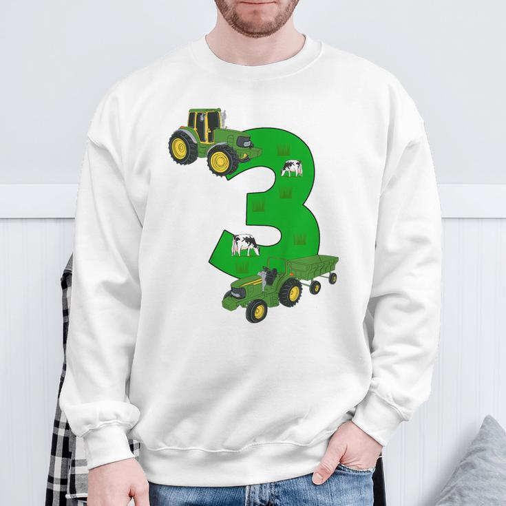 Children's Birthday 3 Years Tractor Tractor 3Rd Birthday Sweatshirt Geschenke für alte Männer