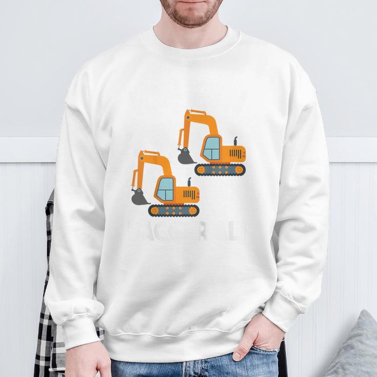 Children's Birthday I Am 2 Digger Old Boy 2 Years Sweatshirt Geschenke für alte Männer