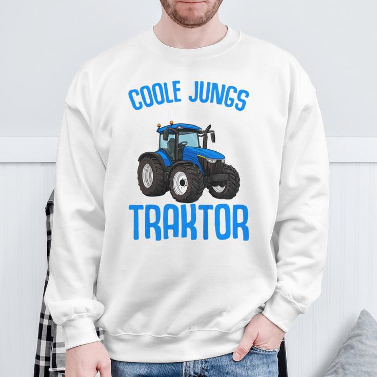 Children's Cool Boys Driving Tractor Tractor Boy Sweatshirt Geschenke für alte Männer