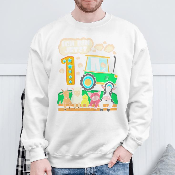 Children's First Birthday 1 Year Boy Tractor One Year Sweatshirt Geschenke für alte Männer