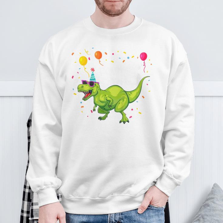 Children's Geburtstags 6 Jahre Junge Dinosaurier Dino Ich Bin 6 Sweatshirt Geschenke für alte Männer