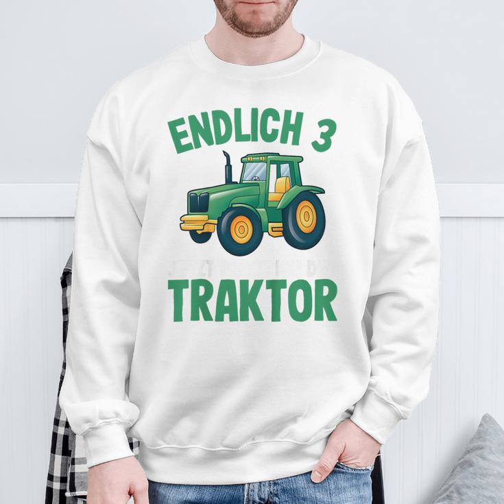 Children's Tractor Boys 3 Years 3Rd Birthday Boys Tractor Sweatshirt Geschenke für alte Männer