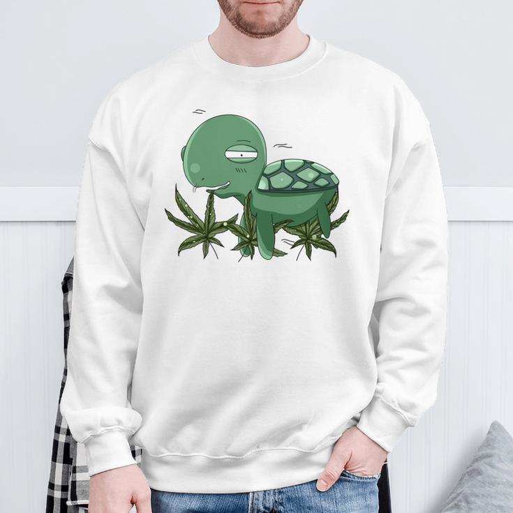 Chill Ma Bong Kiffer Cannabis Chill Toad Joint Sweatshirt Geschenke für alte Männer