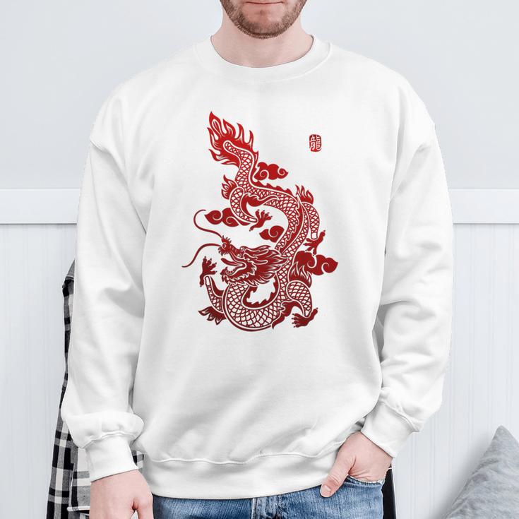 Chinese Dragon Sweatshirt Geschenke für alte Männer