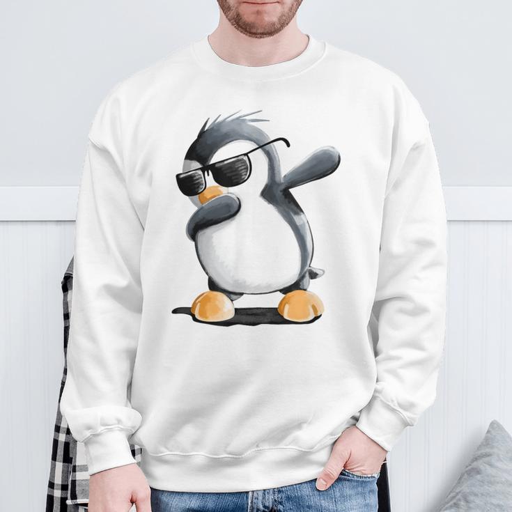 Dabbender Penguin I Dab Dance Animals I Sweatshirt Geschenke für alte Männer