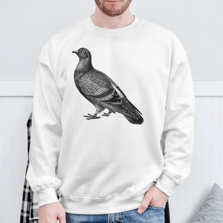 Editionintage English Pigeon Gray Sweatshirt Geschenke für alte Männer