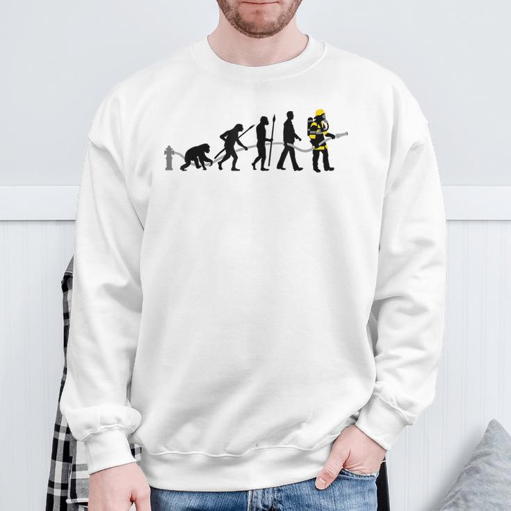 Fire Brigade Evolution Coolintage Retro Sweatshirt Geschenke für alte Männer