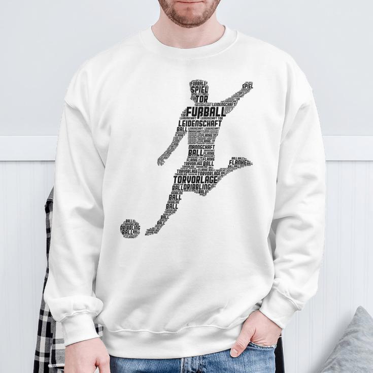 Footballer Football Children's Boys Sweatshirt Geschenke für alte Männer