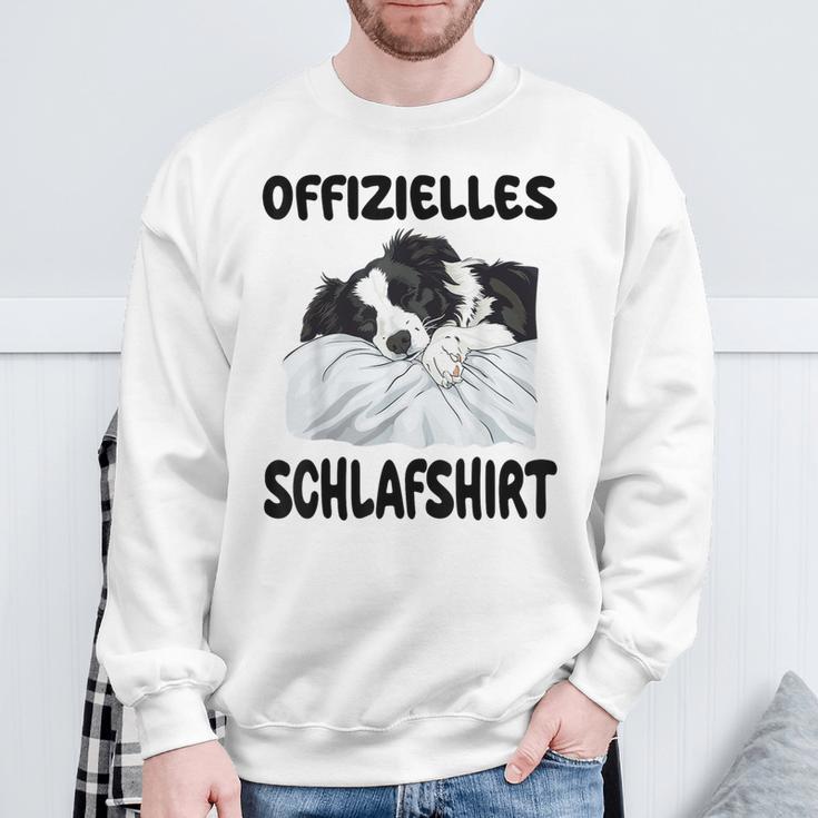 Border Collie Dog Official Sleep Sweatshirt Geschenke für alte Männer