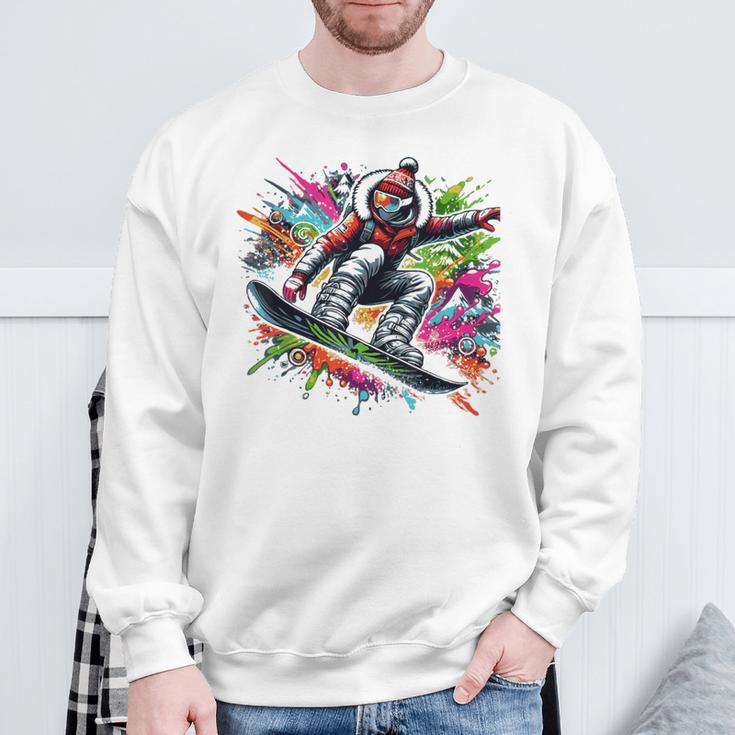 Costume Top Winter Sports Snowboarder Apres Ski Party Sweatshirt Geschenke für alte Männer