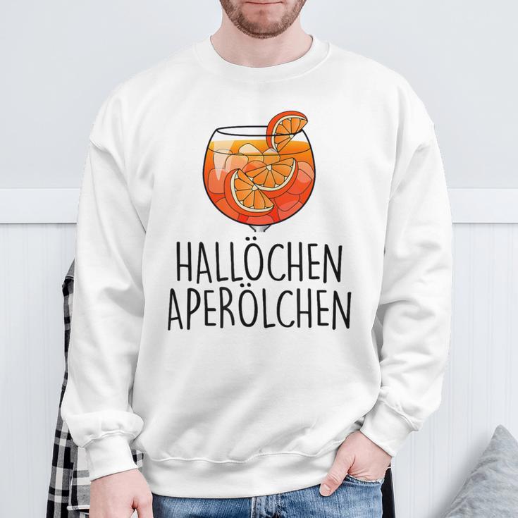 Hallöchen Aperölchen X New Delicious Aperoli Feeling Spritzy Sweatshirt Geschenke für alte Männer