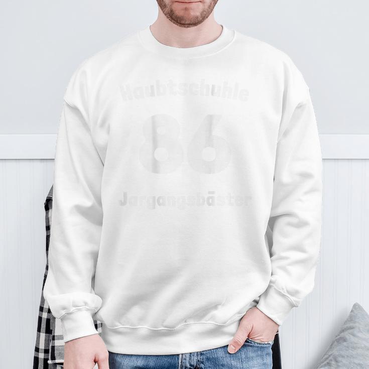 Haubtschuhle 86 Jargangsbäster Humour Graduation Sweatshirt Geschenke für alte Männer