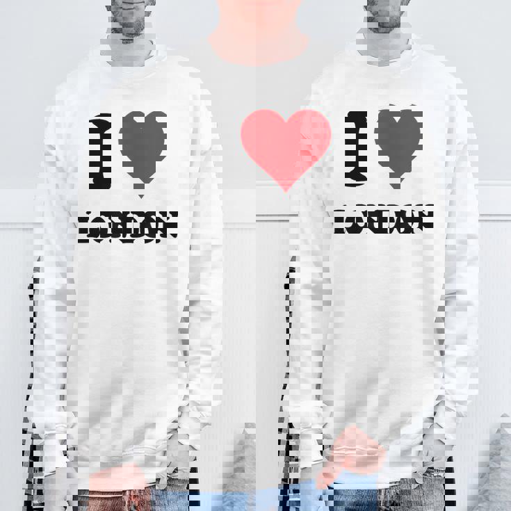 I Heart London Nombre I Love Cosas Personalizadas Camisa de entrenamiento Regalos para ancianos
