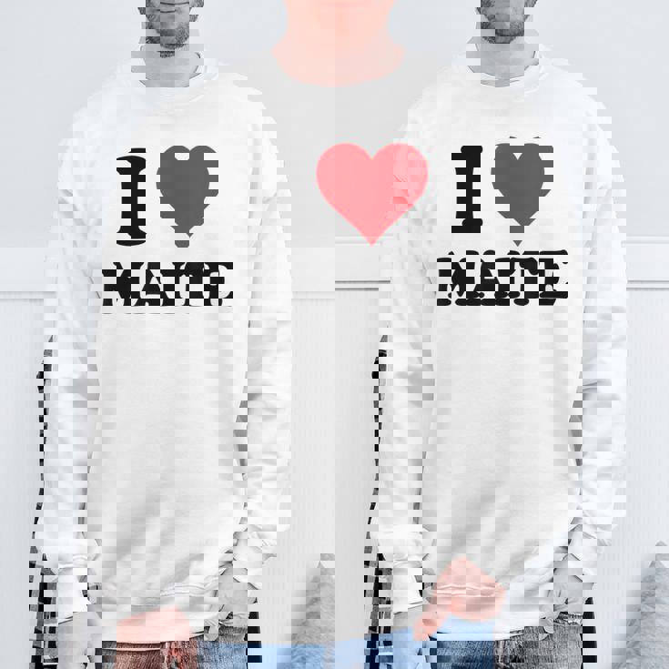 I Heart Maite First Name I Love Personalized Stuff Camisa de entrenamiento Regalos para ancianos