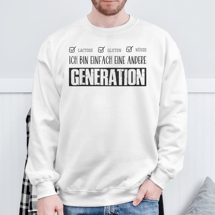 Ich Bin Einfach Eine Andere Generation Lustiges Blue Sweatshirt Geschenke für alte Männer