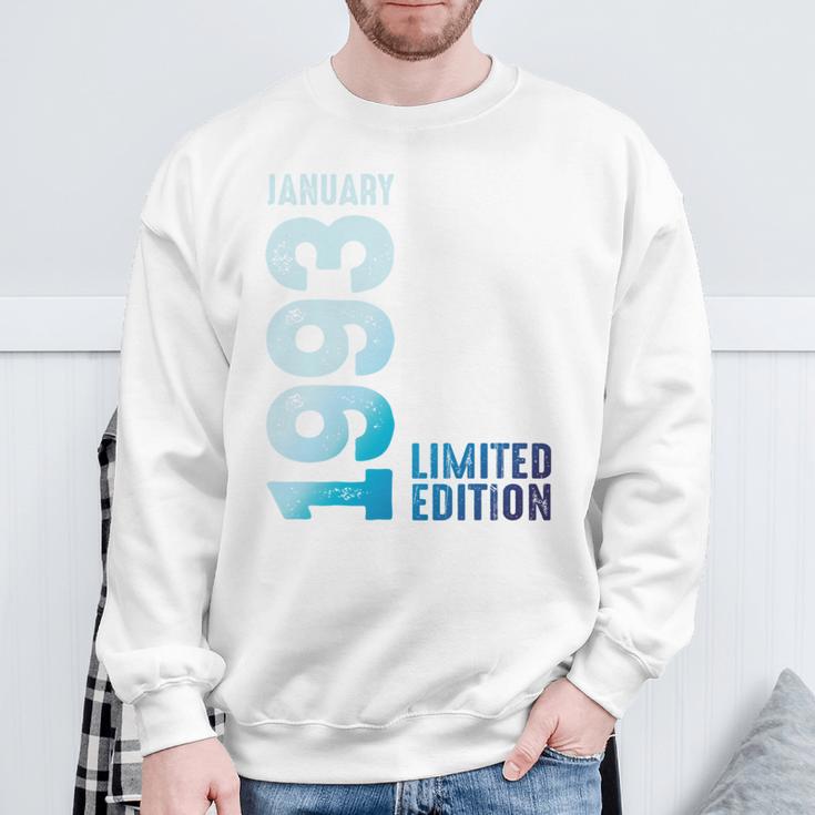 Limited Edition 1993 January 1993 Sweatshirt Geschenke für alte Männer