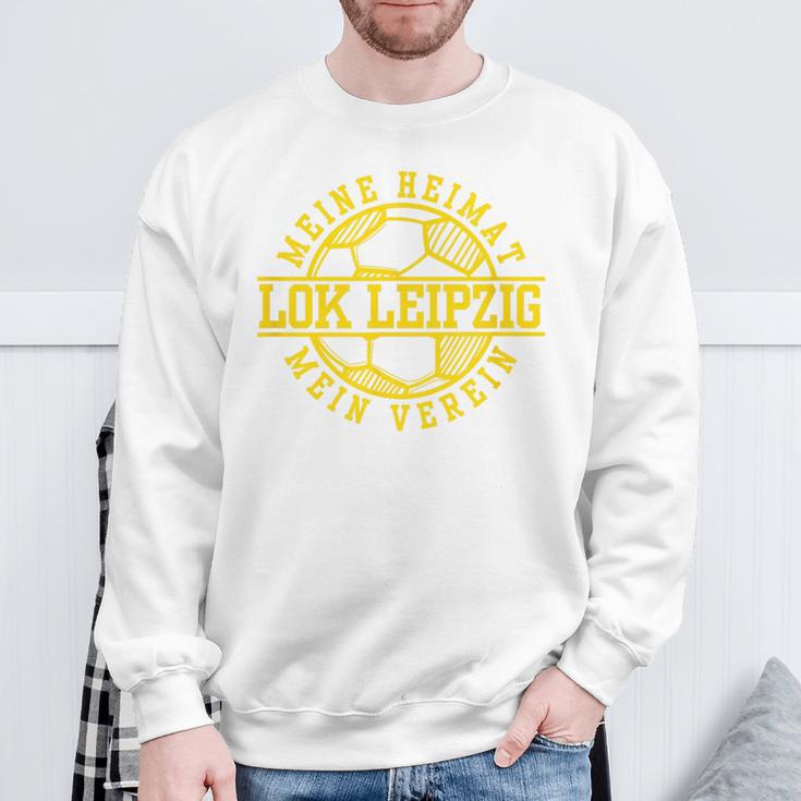 Lok Leipzig Football Kicken Club Fan Heimat Saxony Blue Sweatshirt Geschenke für alte Männer