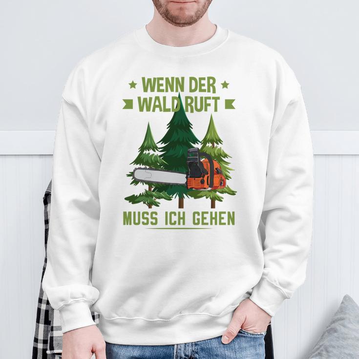 Long-Sleeved Lumberjack Wenn Der Wald Ruft Muss Ich Gehen Sweatshirt Geschenke für alte Männer