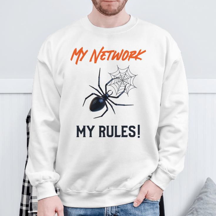 My Network My Rules Lustiges It Cyber Security Sweatshirt Geschenke für alte Männer