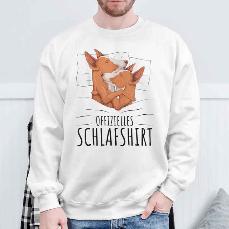 Official Podenco Ibicenco Dog Sleep Sweatshirt Geschenke für alte Männer