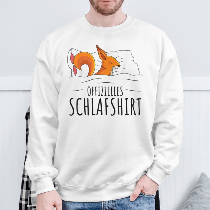 Official Sleep Squirrel Pyjamas Sleep Sweatshirt Geschenke für alte Männer