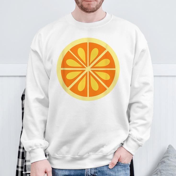 Orange Costume Fruit Orange Carnival Last Minute Sweatshirt Geschenke für alte Männer