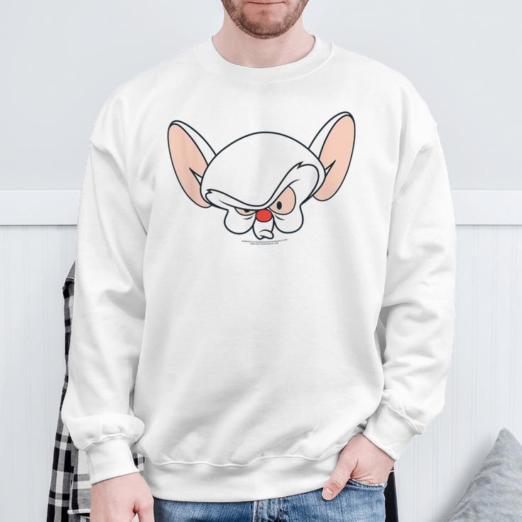 Pinky And The Brain Brain Sweatshirt Geschenke für alte Männer