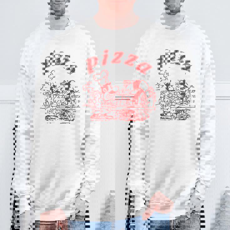 Pizza Liebe Pizzaschachtel Italiano Italien Fun Karton Pizza Sweatshirt Geschenke für alte Männer