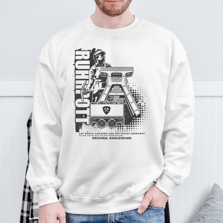 Ruhrpott Original Kohlenkind Sweatshirt Geschenke für alte Männer