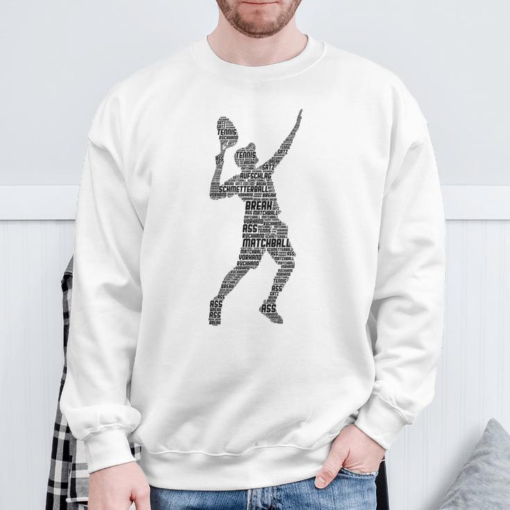 Tennis Tennis Player Boys' Sweatshirt Geschenke für alte Männer