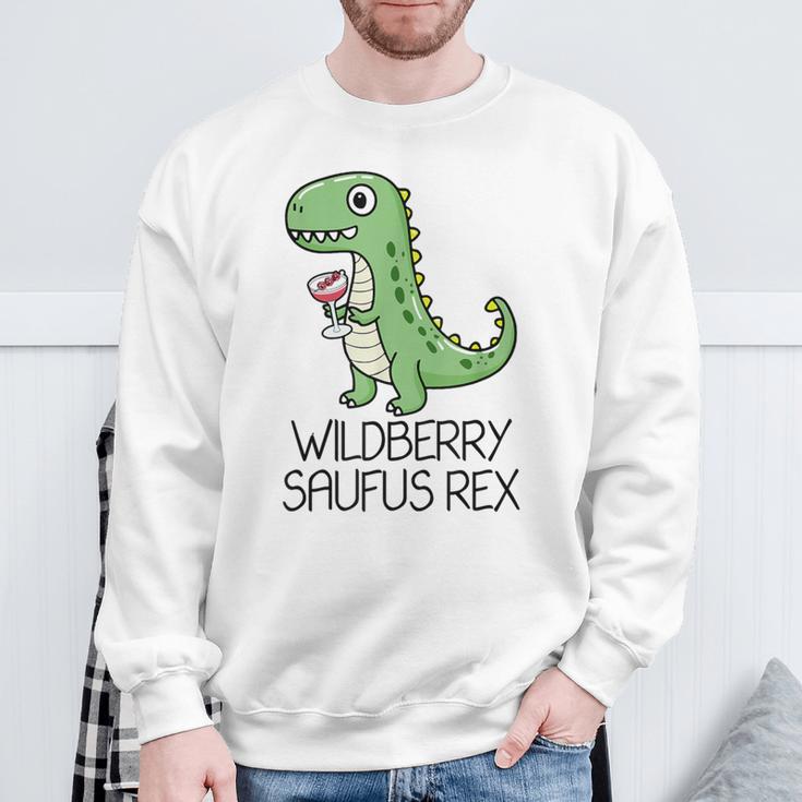 Wildberry Saufus Rex Dino Wildberry Lillet Summer Cocktail Sweatshirt Geschenke für alte Männer