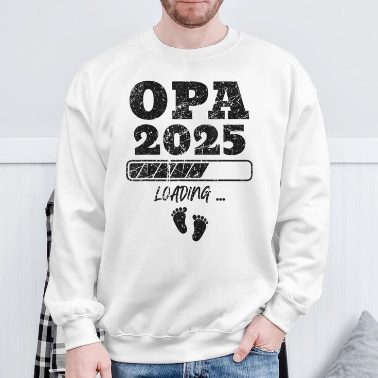 Zum Opa Beförders 2025 Gray Sweatshirt Geschenke für alte Männer