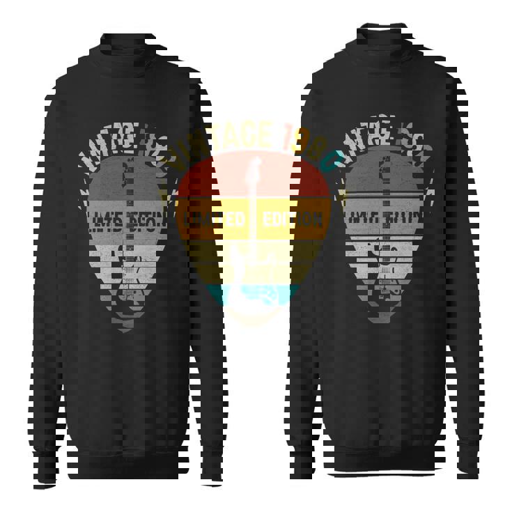 1980 Guitar Pick Vintage Sweatshirt