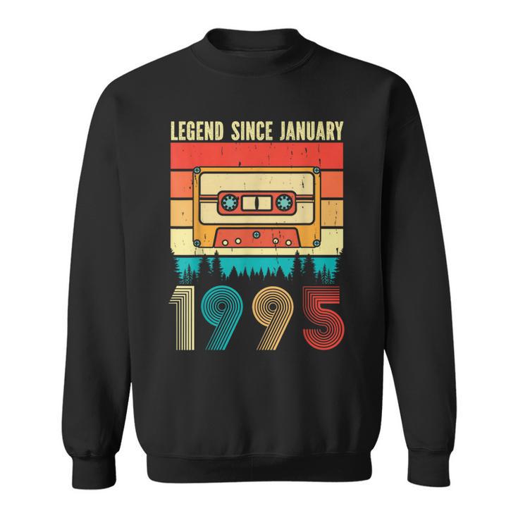 30 Years Old Legend Since January 1995 30Th Birthday Sweatshirt