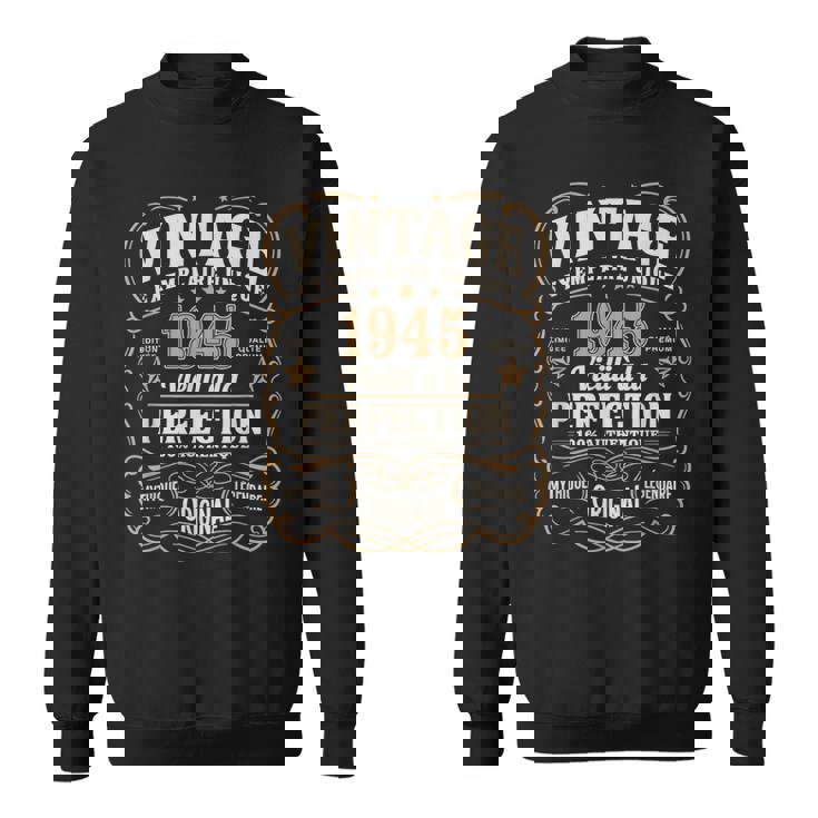 Original Depuis Juillet 1945 Né En Juillet 1945 Rétro Vintage Anniversaire | Vecteur Premium