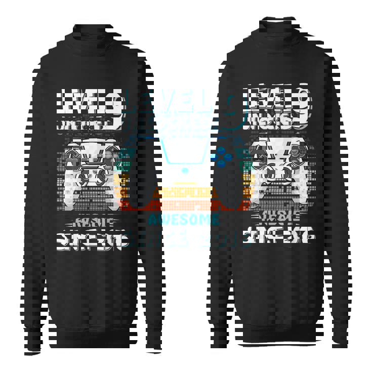 9 Year Old Bday Decorations Son Boy 9Yr 2016 9Th Birthday Sweatshirt