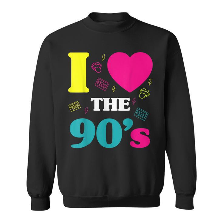 90S Party Outfit Costume Clothing Hits Retro Sweatshirt