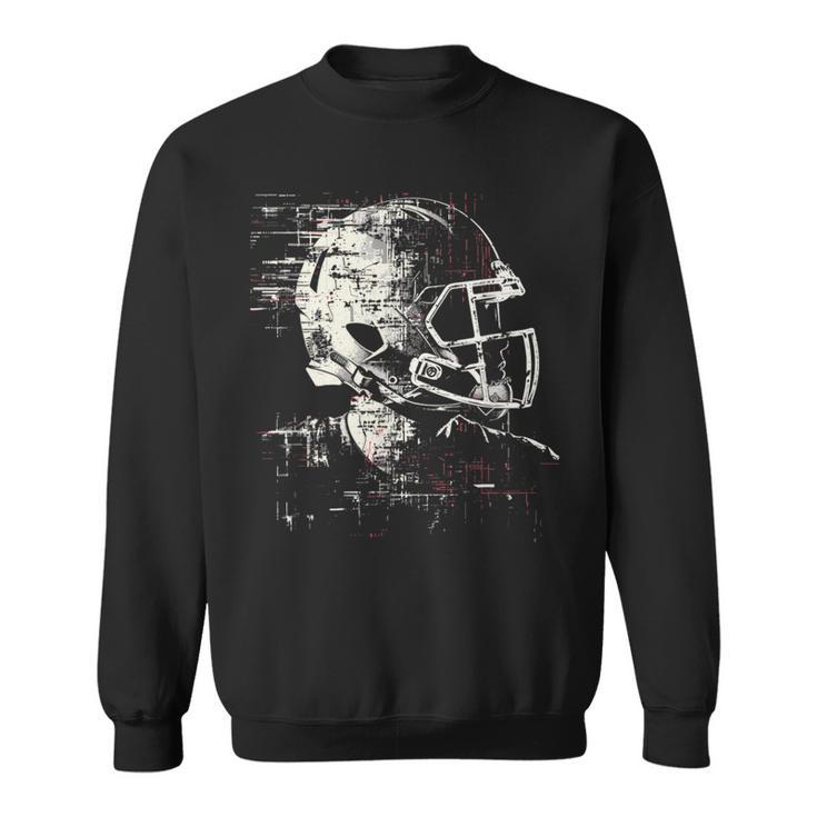 American Football Helmet Linemen Sweatshirt