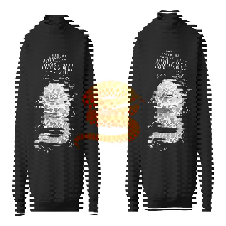 Anatomy Of Albino Hognose Snake Sweatshirt