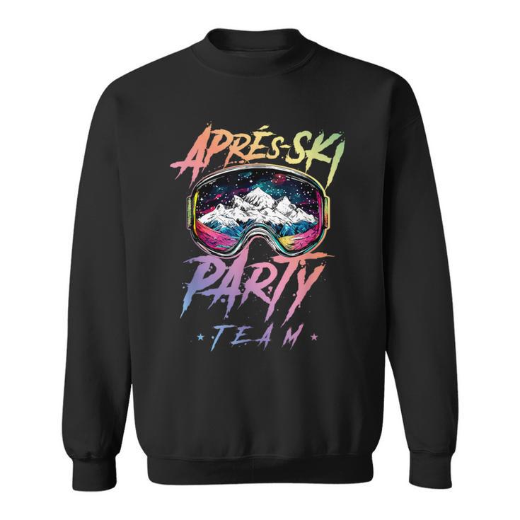 Apres Ski Party Team 2025 Colourful Sweatshirt