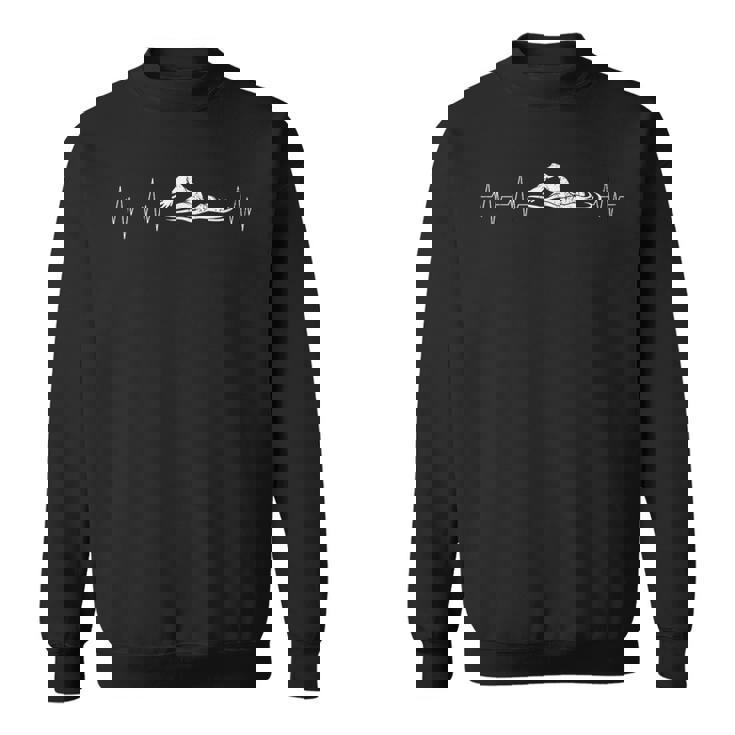 Athlète Natation Plonger Nager Battement De Coeur Nageur Sweater e