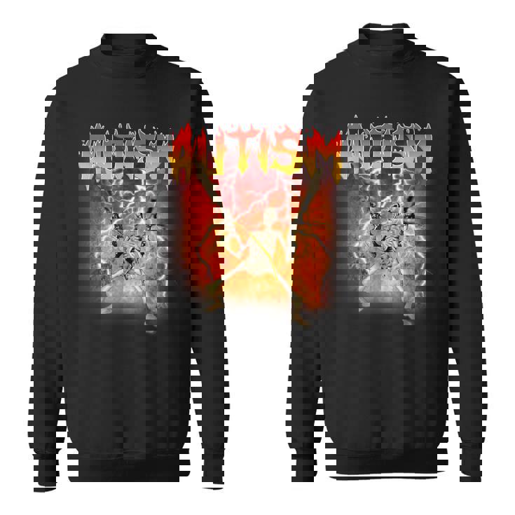 Autism Skeleton Oddly Specific Dank Meme Sweatshirt