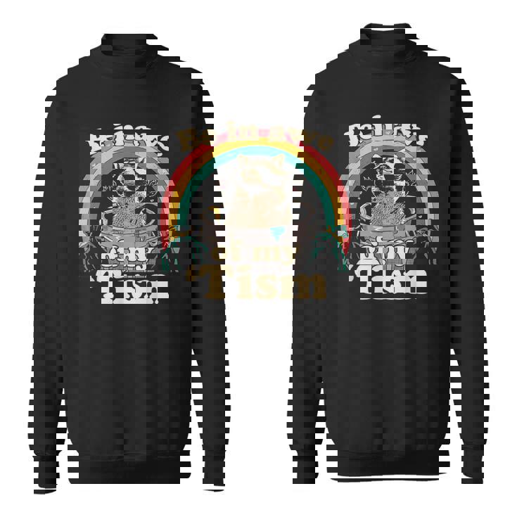 Autistic Raccoon Sweatshirt - Celebrate Uniqueness | Funny Autism Appeal