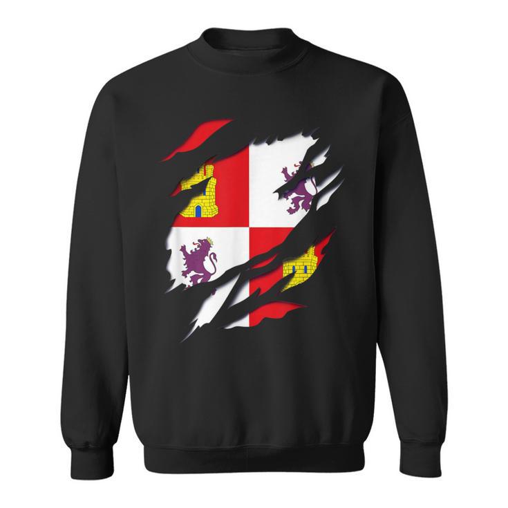 Bandera Castilla Leon España Efecto Tridimensional 3D Camisa de ...