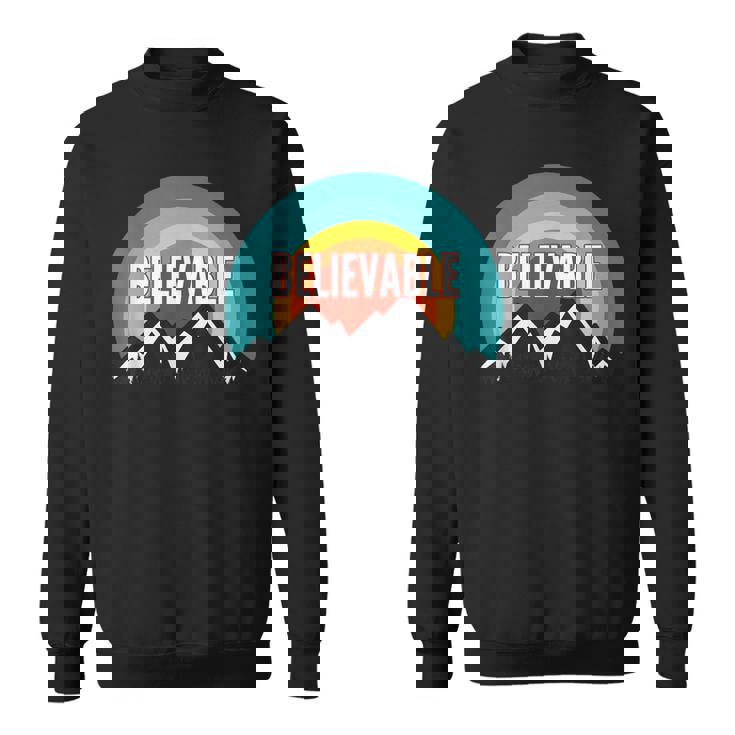 Believable Vintage Retro Sunset Sweatshirt