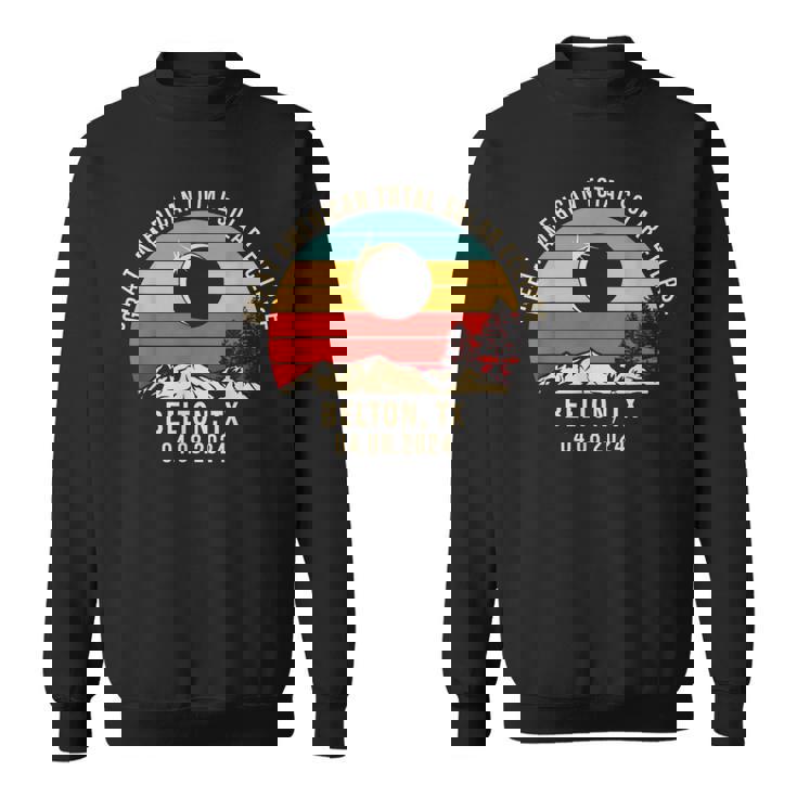 Belton TX Texas Total Solar Eclipse 2024 Sweatshirt