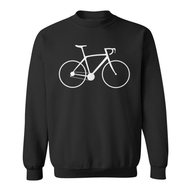 Bicycle Small Breast Print Sweatshirt