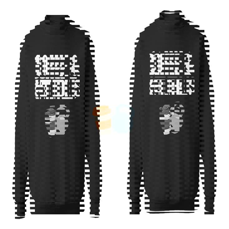 Café Y Pesas Rusas Gimnasio Fitness Entrenamiento Kettlebell Camisa de entrenamiento